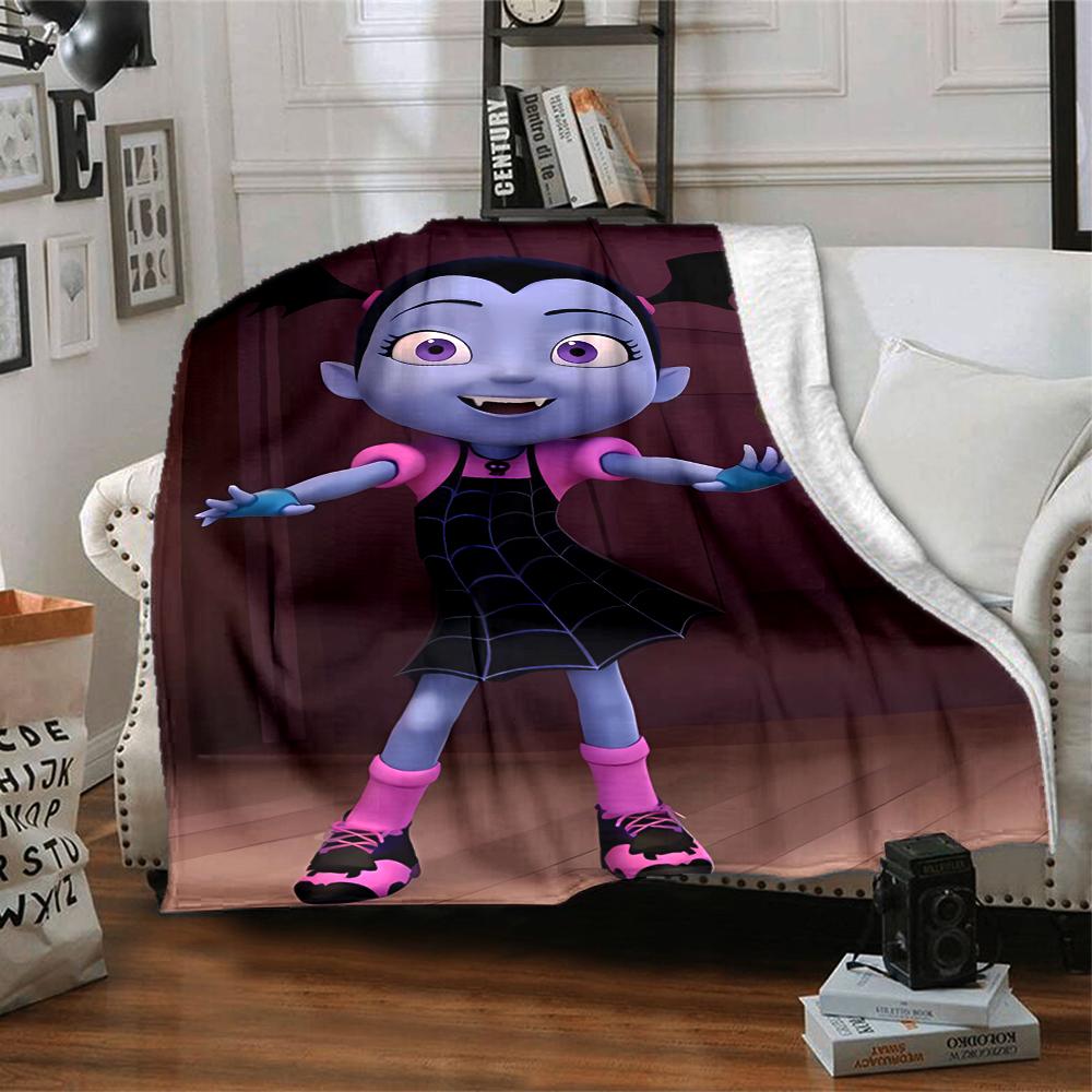 1pc Vampirina2 Blanket, Gift, for Men and Women, Soft Blanket, Good for Sofa Bed Couch Travel, Lightweight Flannel Blanket