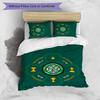Celtic FC Printed 3PCS Bedding Set Soft Breathable Duvet Cover Pillowcases Set Washable Bedroom Decor Home Gift