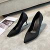 2025 New Women Shoes Pointed Toe Pumps Patent Dress High Heels Boat Shoes Shadow Wedding  for Wedding Women