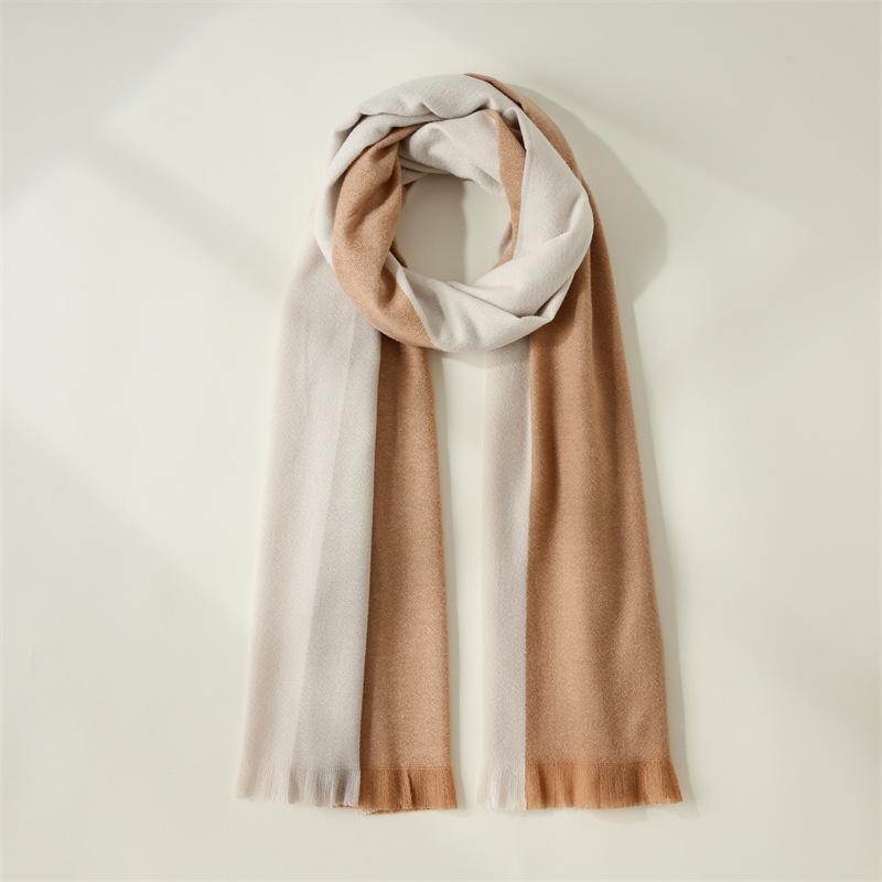 

2025 новый шарф женский сладкий клетчатый теплый модный шарф из имитации кашемира декоративный платок-шаль 50*180cm