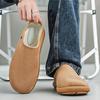 Men’s Summer Sandals Slipper Clogs Backless Mules Khaki Casual Shoes for Students Over Sized