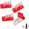 Nylon Adhesive Cable Management Clips - R-Type Crimp for Wire and Network Cables