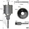 Hole core bit 65mm, hole saw core bit 8x110mm drilling crown with SDS plus adapter