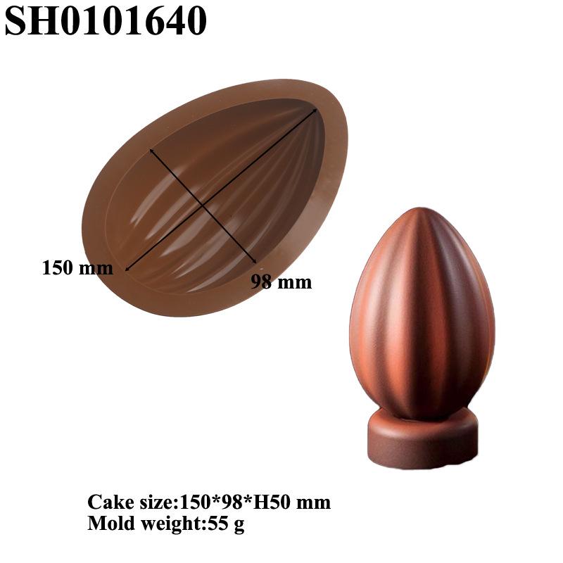 Easter Egg Silicone Mold for Goose, Duck, and Bird Shapes - French Flower Design Cake Mousse Mold