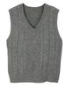 European and American Women's V-Neck Sleeveless Twisted Sweater Vest