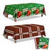 Football Tablecloth 2 Pack Football Party Decorations Party Tablecloths, Football Birthday Party for Tailgate Party Superbowl Decorations