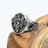 St Michael Solid Ring For Men 316L Stainless Steel Angel Jewelry Size 7-13 Durable Stylish Gift