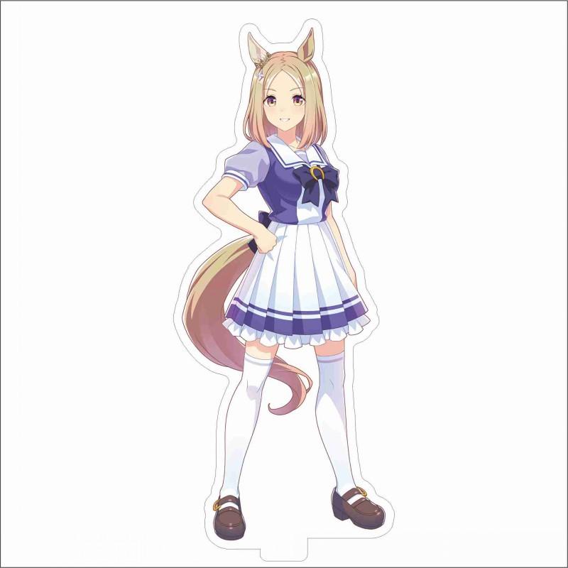 Japan Beautiful Derbil 15 Cm Cartoon Characters Acrylic Double-sided Stand Model Kawaii Cute Office Decoration Panel Permanent Recording Fans