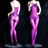 Fully Transparent Oily Tube Top One-piece Suspenders Sexy Ultra-thin Silky Triangular Crotch Seamless Open Crotch Sex Onesie
