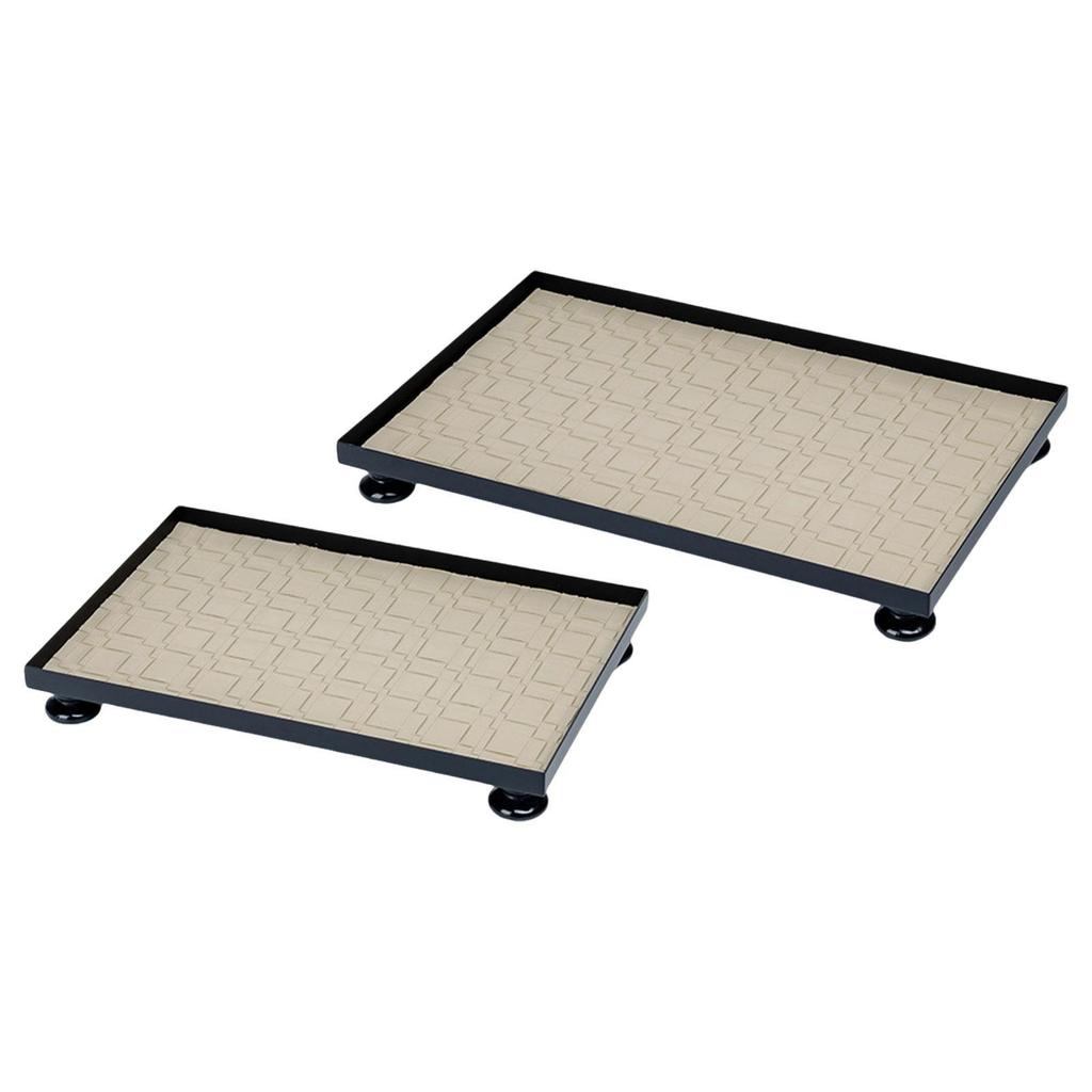 Serving Tray Storage Organizer with Wooden Legs Table Centerpiece Vanity Tray Dish for Bathroom Home Bedroom Counter Living Room
