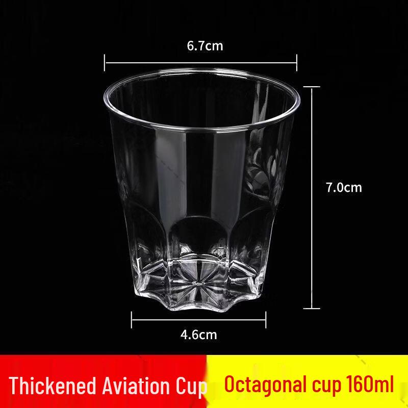 JingJingRS High-Temperature Resistant Disposable Plastic Cups
