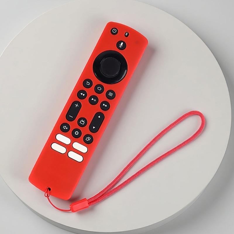 Protective Silicone Case for frie TV4 Remotes Shell Ensures Full Safety Against Drop Dust for Family Environment