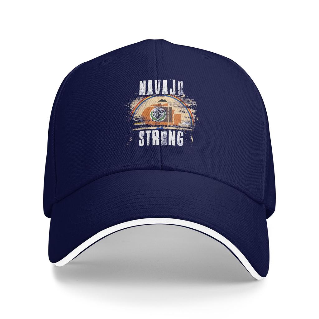 Navajo Strong Sun Baseball Cap Summer Y2k Funny Trucker Hat For Men Women Running Hippie Baseball Caps