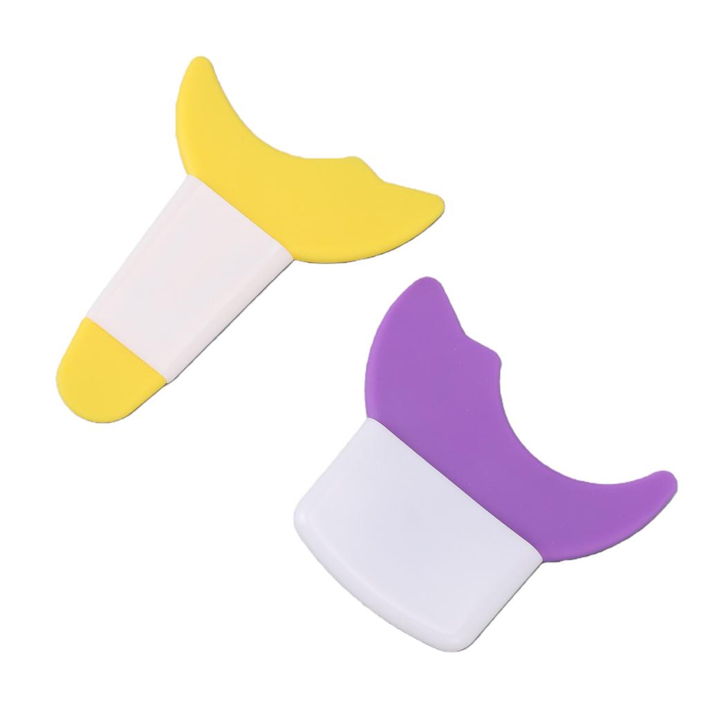 2 Pcs Eyelash Eyeline Guard 2 Curves Mascara Applicator Lash Guard Prevent Smudging for Makeup