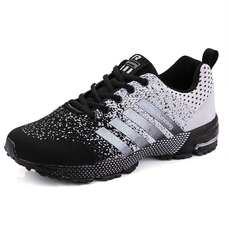 Fashion Men Shoes Breathable Sports Shoes Lace Up Vulcanized Shoes Lightweight Comfortable Running Training Gym Sneakers For Men