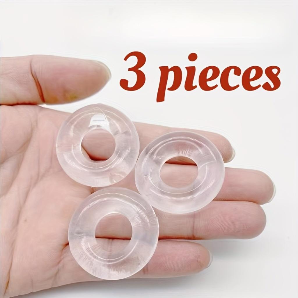 

3-piece silicone painted plastic door impact block, lower door rubber wall protector, DIY simple repair rubber door plug