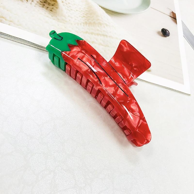 Fashion Hair Clip Lovely Fruit Claw Clip PonytailHolder Women Hair Accessories