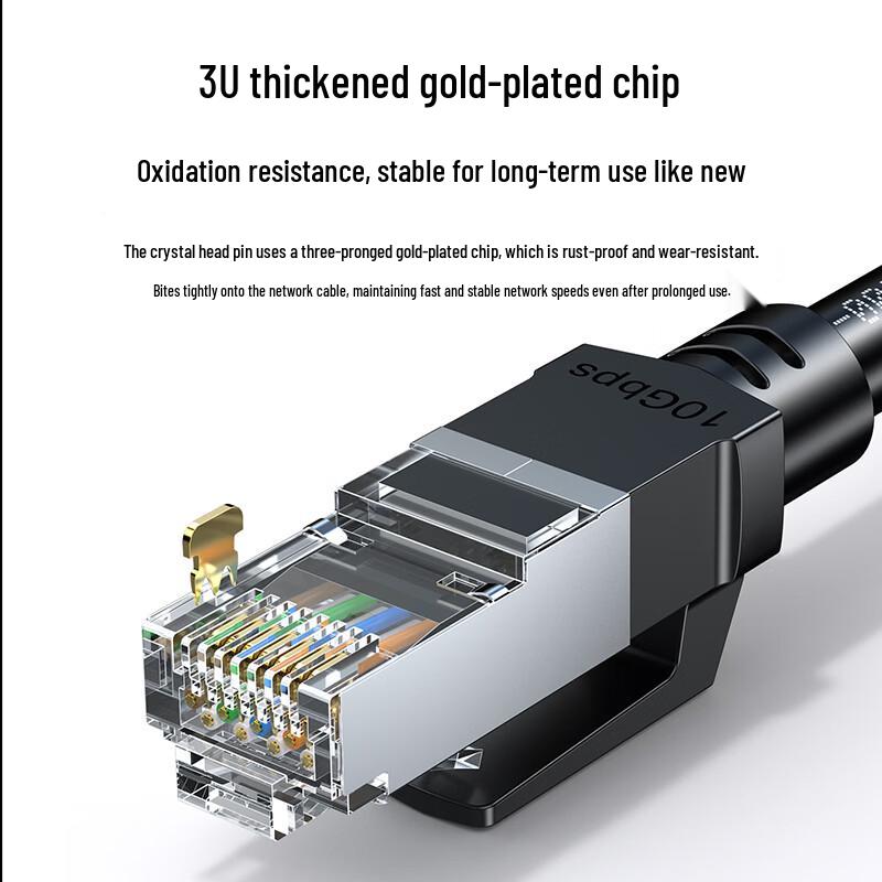 Shengwei Cat6A Shielded Ethernet Patch Cable