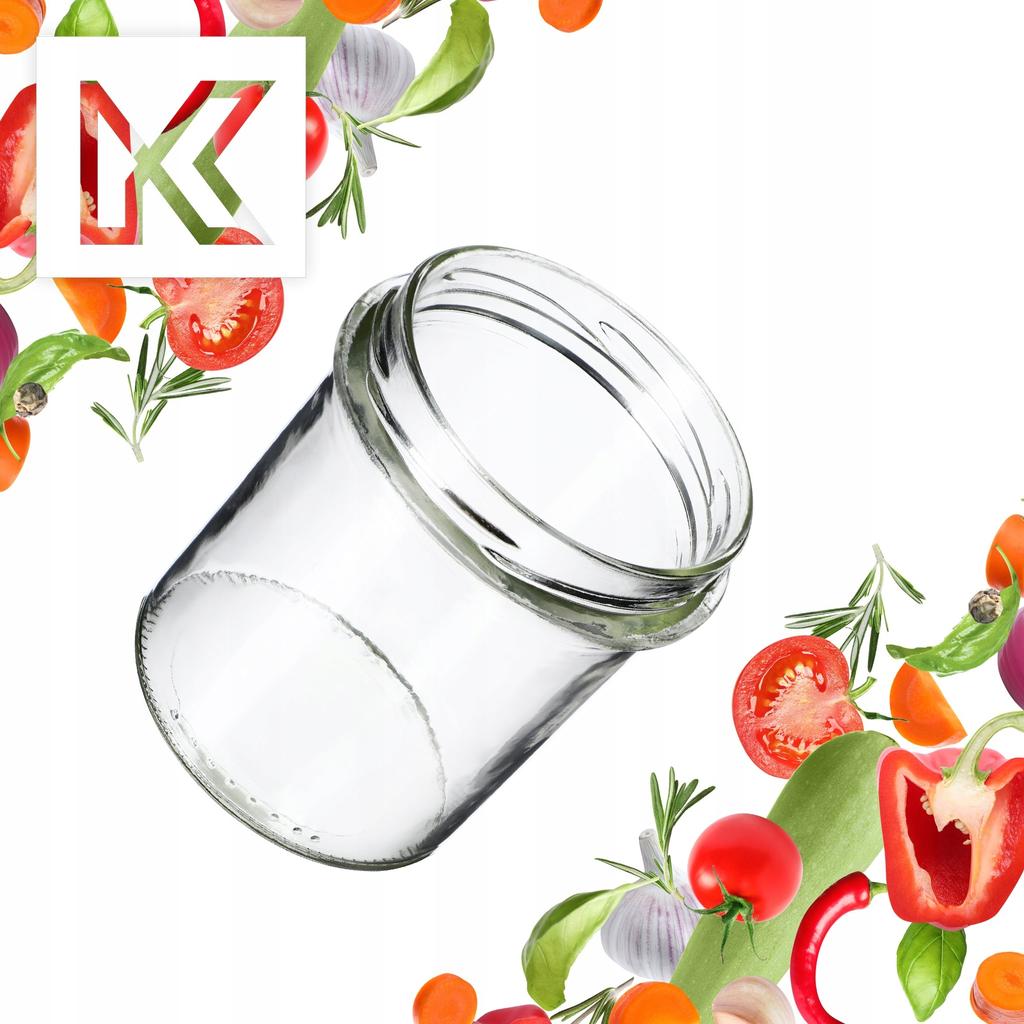 KADAX 10x Glas Glas 350ml Für Konserven Marmelade Honig Pastete Fleisch