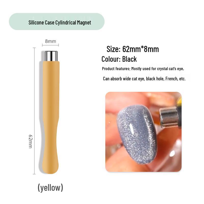 Double-Head Cat Eye Nail Art Magnet – Multifunctional Cylinder for Fancy Effects