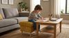 Sitzhocker ARI mit Stauraum und Cordbezug, auch als Fußhocker nutzbar – Family Meble
