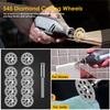 A20F-Cutting Wheel Set Compatible With Plastic 44Pcs For Rotary Tool, HSS Circular Saw Blades Resin Cutting Discs