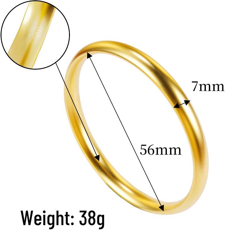 Vietnamese Gold Heritage Lotus Bracelet for Women: Long-Lasting, Ancient Chinese Style, Colorfast Simulation