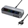 New 470W GaN Retractable Cable Desktop Charger with 405W & 140W Digital Display Outputs