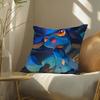 Pokemon Battle Collection Anime Plush Pillow Cover Soft Short Plush Cushion Cover For Sofa Bedroom Home Decor Gift