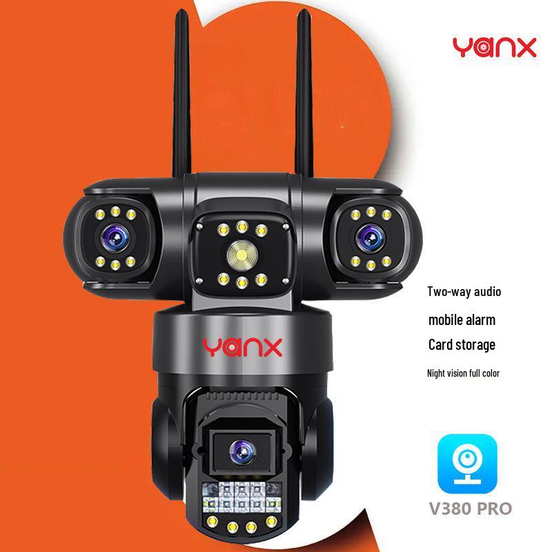 

V380 HD Бездротова камера з трьома об єктивами та екранами WiFi without Memory Card