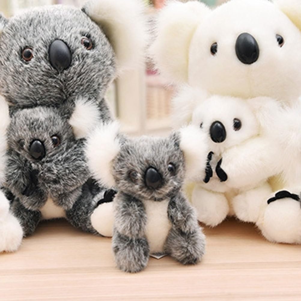 Cute, soft, fluffy koala toy with a gentle touch. A super adorable gift for Christmas, anniversaries, New Years, and birthdays.