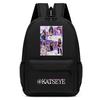 60123-8 Mochila Unissex para Meninos e Meninas KATSEYE Estampada Mochila de Estudante Escolar Impermeável Leve