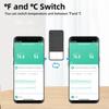 Tuya ZIgbee with/No LCD Display Temperature and Humidity Sensor Indoor or Outdoor  Thermometer Support Alexa Google Assistant