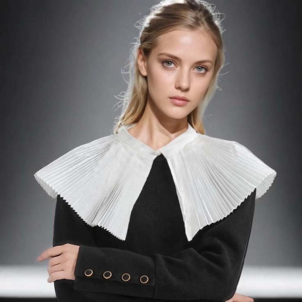 Detachable Dual-piece Set Organ Pleats Fake Collar Theme Party Outfitters
