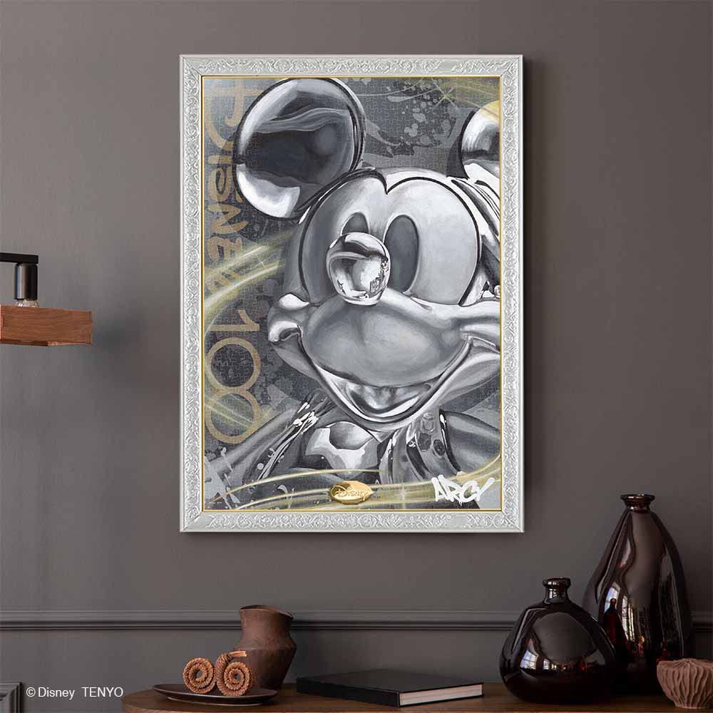 Tenyo 1000 Pcs Jigsaw Puzzle Disney Celebrating 100 Years Holographic 51x73.5cm D-1000-857 Authentic Japan Import