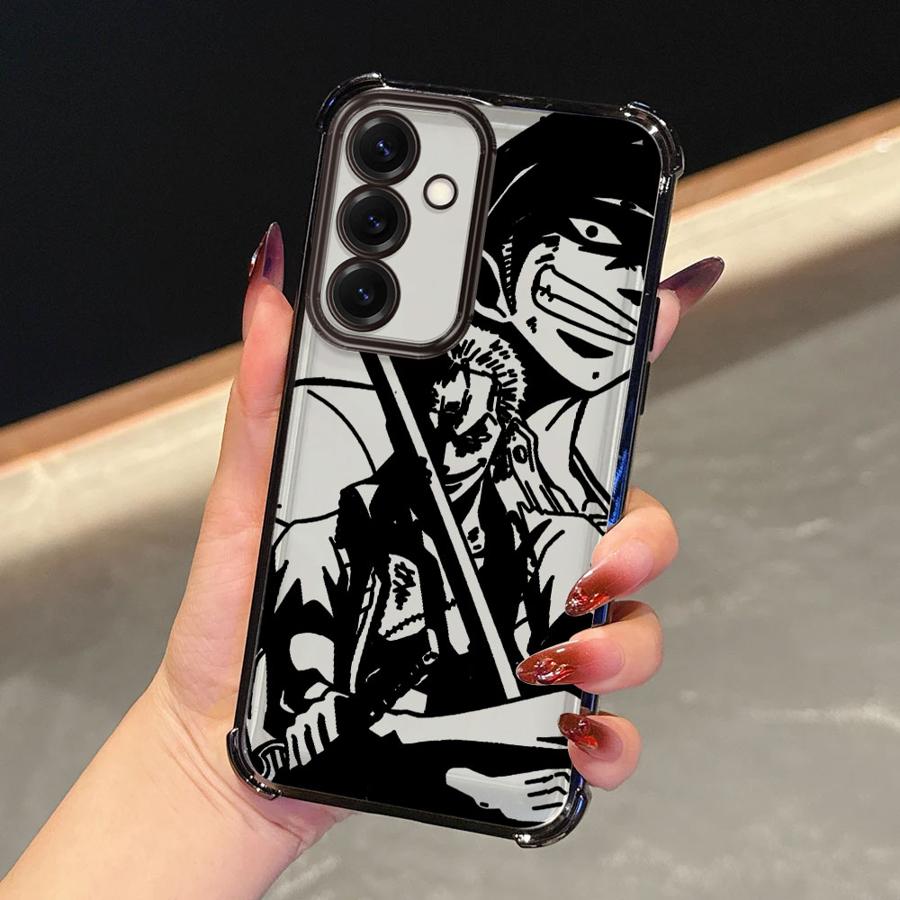 Anime One Piece Zoro Soft Phone Cover Case for Samsung Galaxy A52 A55 A16 A24 A21s A33 A35 A36 A25 A26 A15 A13