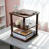 3-Tier Wooden Desk Organizer Set - Multi-Functional Storage Rack for Jewelry, Cosmetics, Stationery, and Home Decor