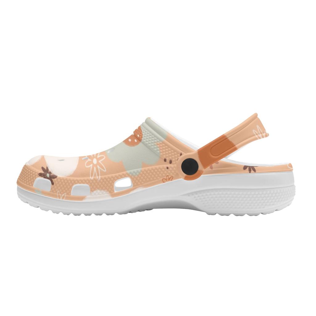 Allover Printed EVA Casual Clogs for Women Men Soft Sole Flexible Breathable Slip On Sandals Slippers Summer Daily Leisure Shoes