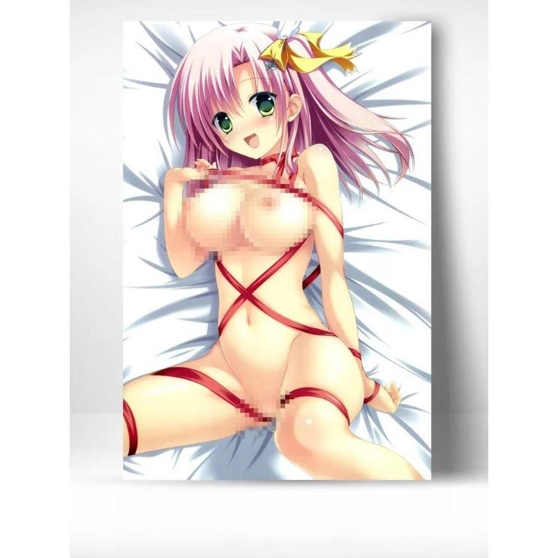 Anime 18+ Erotic Metal Poster 30x20cm, Mature Art Wall Decor