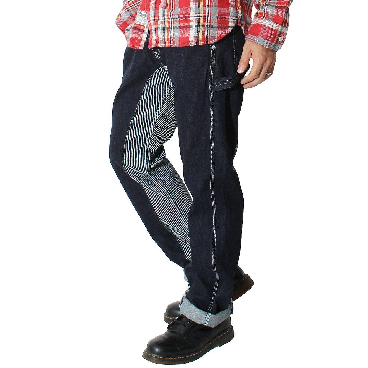 

Kojima Jeans Комбинезон Рабочий Пейнтер, Мужские Брюки, 38, Индиго/Хикори