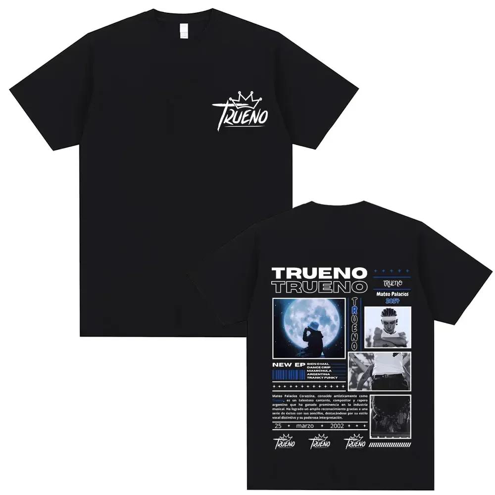 

Rapper Trueno Graphic T-shirt Male Hip Hop Fashion T Shirts Men Women Casual Cotton Oversized Tshirt Unisex High Quality Tees 4XL