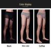 Qinghe Plus Size Men's Ultra-Thin Leggings - High Elasticity & Customizable Length