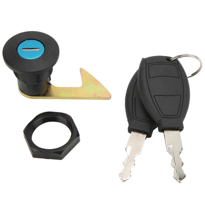 

Motorcycle Scooter Fitting Tail Lock Aluminum Plastic Universal for Electric Motorcycles Storage Rear Trunk Lock