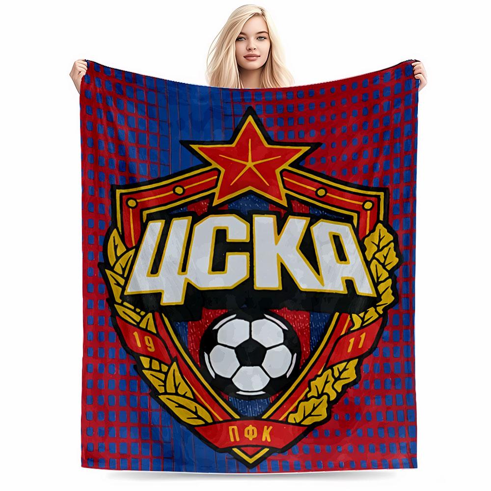 CSKA Football Club Emblem Blanket for all seasons blanket lunch break throw gift