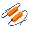 2 Pcs Load Resistor 75W 6 Ohm  Portable LED Light Load Resistor for Decoding Resistance and Load