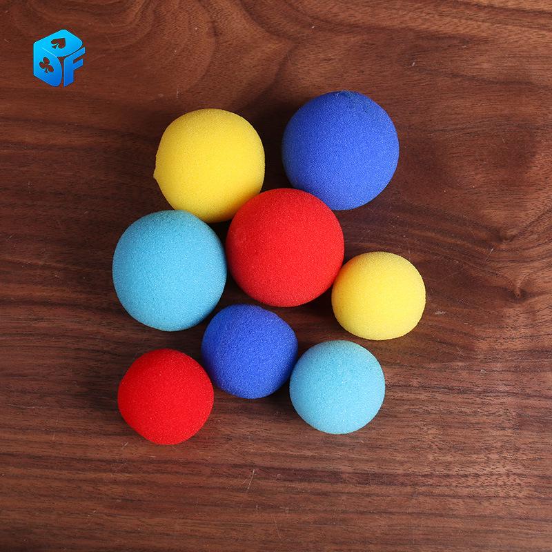 Magic Elastic Sponge Ball Set: Three Shells, Pea, and Three Cups for Close-up Magic Tricks.