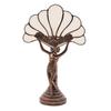Juliana Art Nouveau Bronze Figurine Flower Lamp