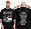 2025 Summer Rapper Eladio Carion Touring Pop Music Tshirt Mens Fashion Y2K Shirt Oversized Cotton Shortsleeved Street Wear