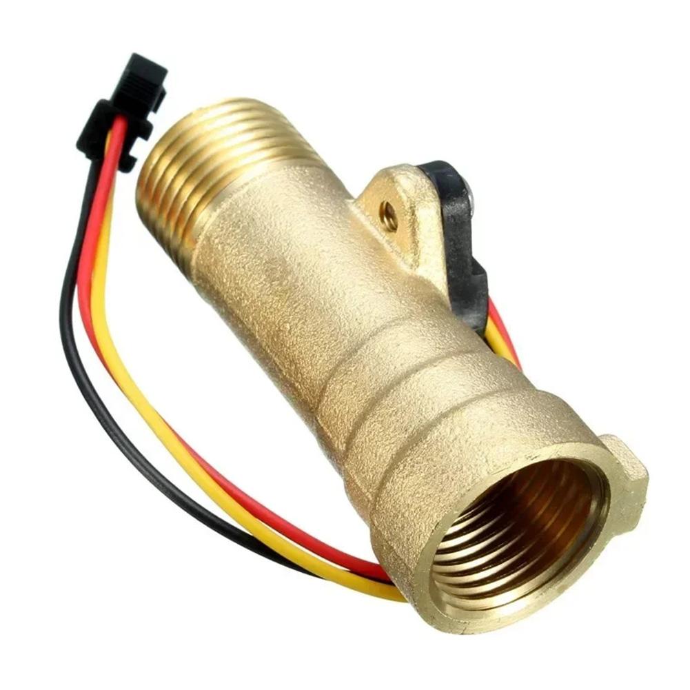 Gas Water Heater Flow Sensor Electronic Flow Meter 1-30L/minute For Detection Tools Copper Gas Water Heater Water Flow Sensor