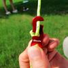 Outdoor Drei-Loch Aluminiumlegierung Seilschnalle für Campingzelt